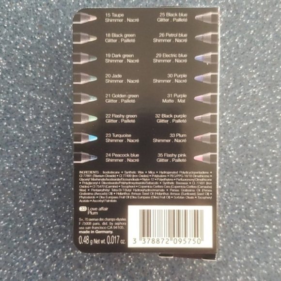 Sephora Contour Eye Pencil Mini # 33 Love Affair - Picture 2 of 4